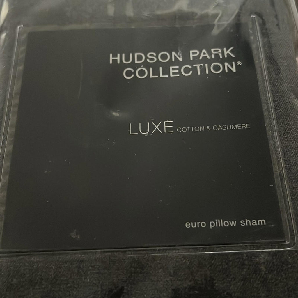 Hudson Park Collection Cotton-Cashmere Euro Sham, New w/Tag