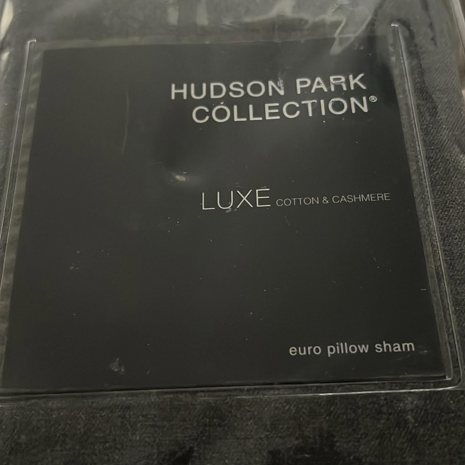 Hudson Park Collection Cotton-Cashmere Euro Sham, New w/Tag