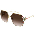 NEW Gucci Women's GG1322S 64mm Square Sunglasses, New w/o Tag $710