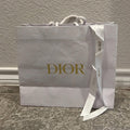 DIOR Ribbon & Gift Bag in White/Gold EXCELLENT!