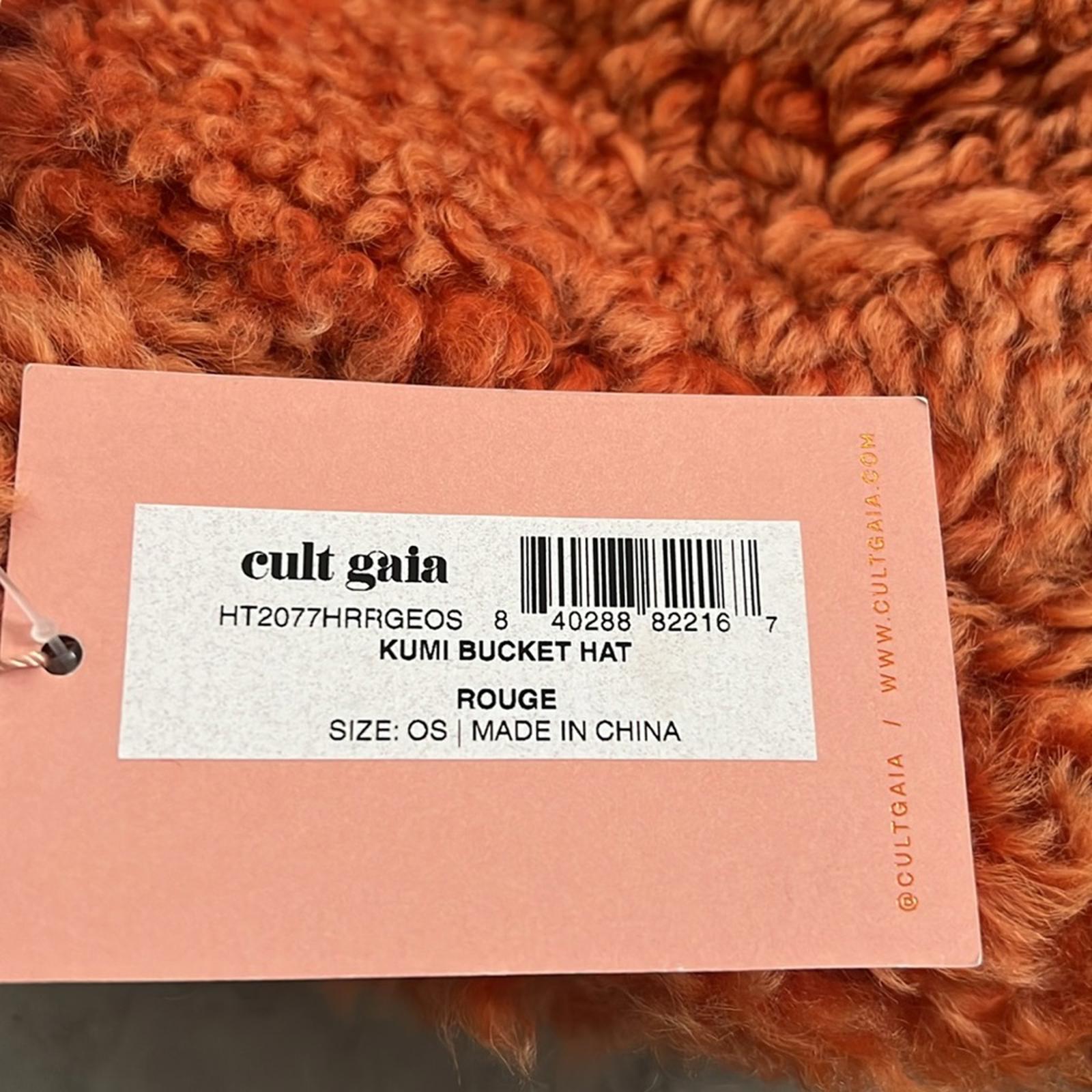 NEW Cult Gaia Sterling Bucket Hat, One Size, New with Tag