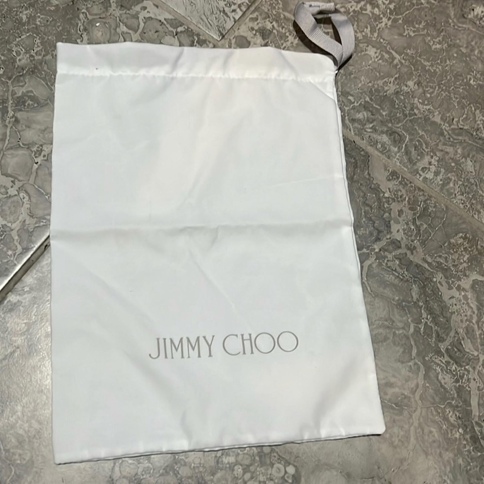Jimmy Choo Basil Ankle Strap High Heel Black Sandals, Size 35 NEW in Box+DustBag