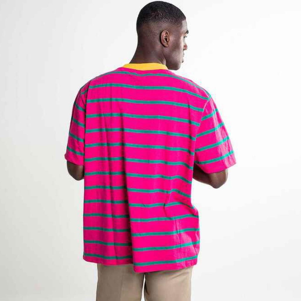 RARE Guess × J Balvin Vibras Stripe Accent Ringer T-Shirt, Size M EXCELLENT!