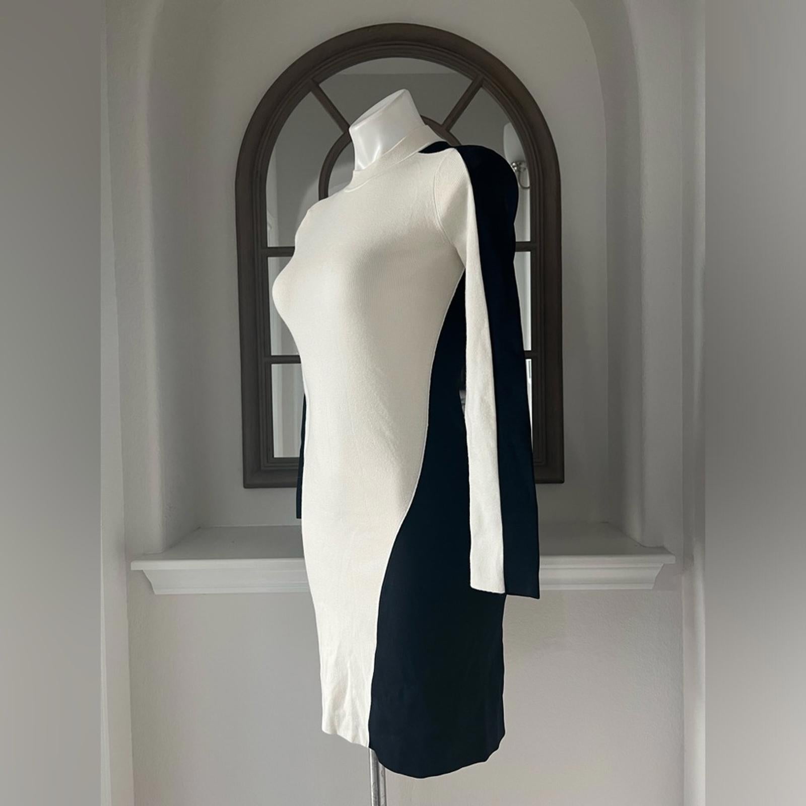 Rag & Bone Cecilee Long-Sleeve Colorblock Sheath Dress REVOLVE, Size XS NEW $395