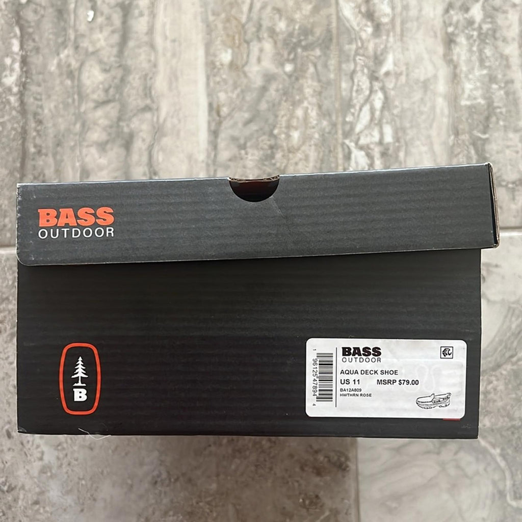 Bass Outdoor Slip-Resistant Slip-On Shoes Aqua Deck Shoe, Size 11 New in Box
