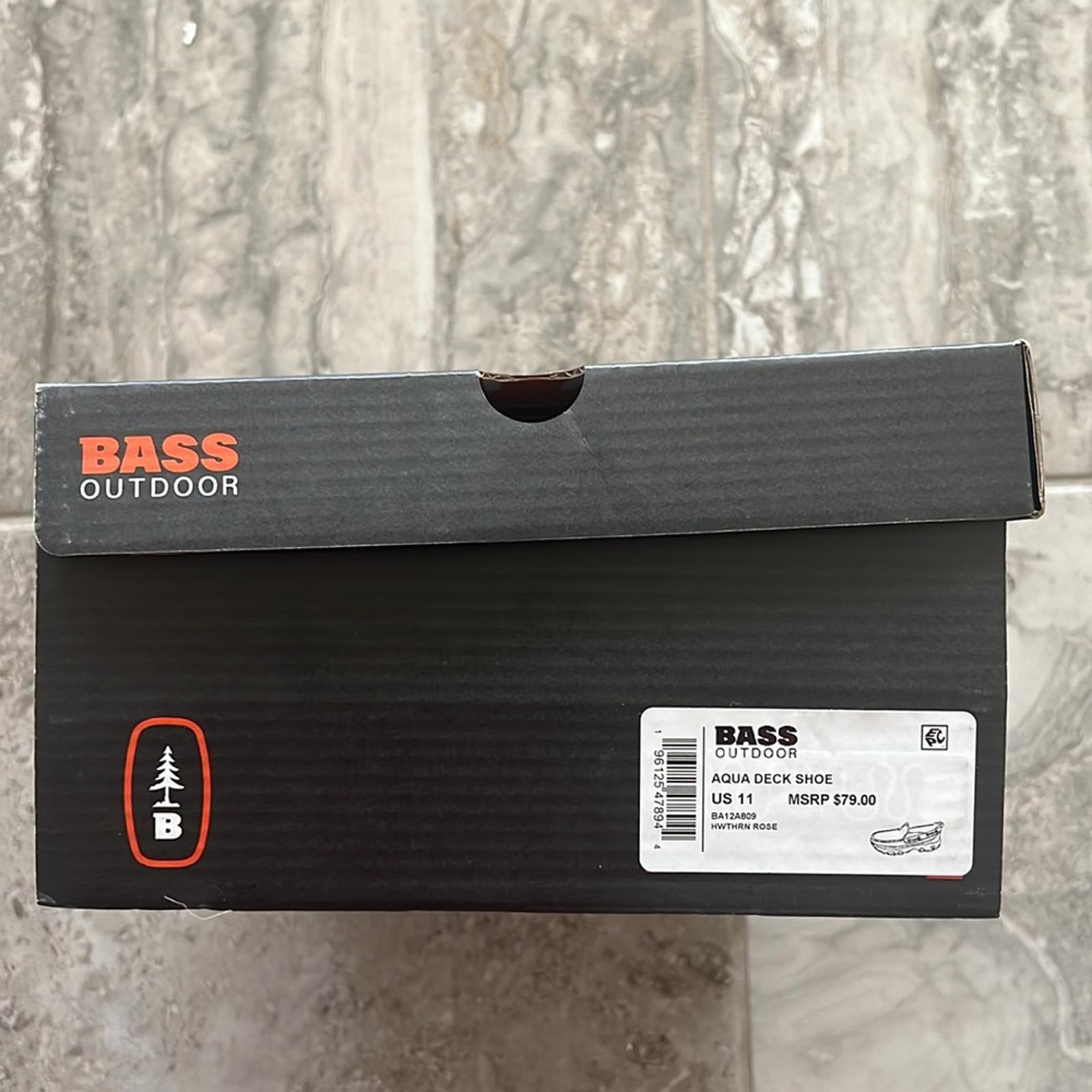 Bass Outdoor Slip-Resistant Slip-On Shoes Aqua Deck Shoe, Size 11 New in Box