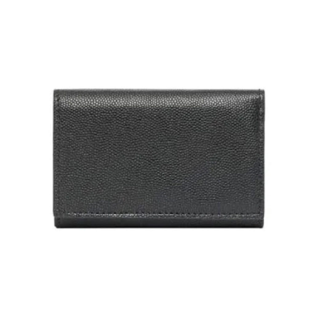Burberry Pebbled Leather Lark TB Compact Wallet in Black EXCELLENT!