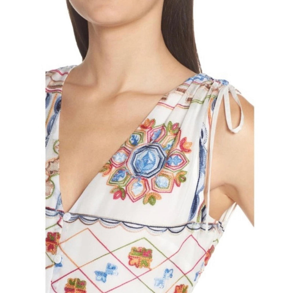 Ali+Jay Embroidered Midi Dress, Size L New w/Tag Retail $148
