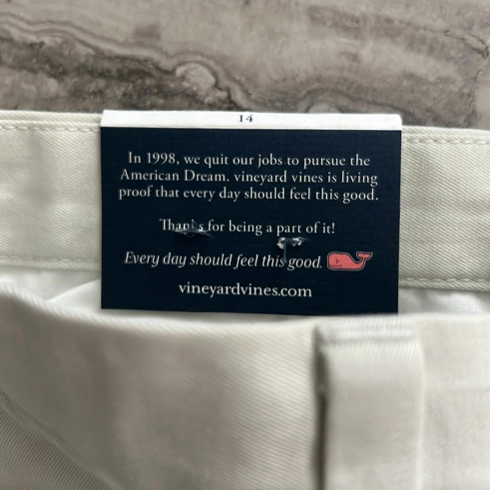 Vineyard Vines Easter Egg Whale EMB Breaker Shorts, Size 14 New w/Tag