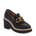 Dolce Vita Brenan Slip On Loafer Pumps, Black Wedge Size 8.5M in Original Box