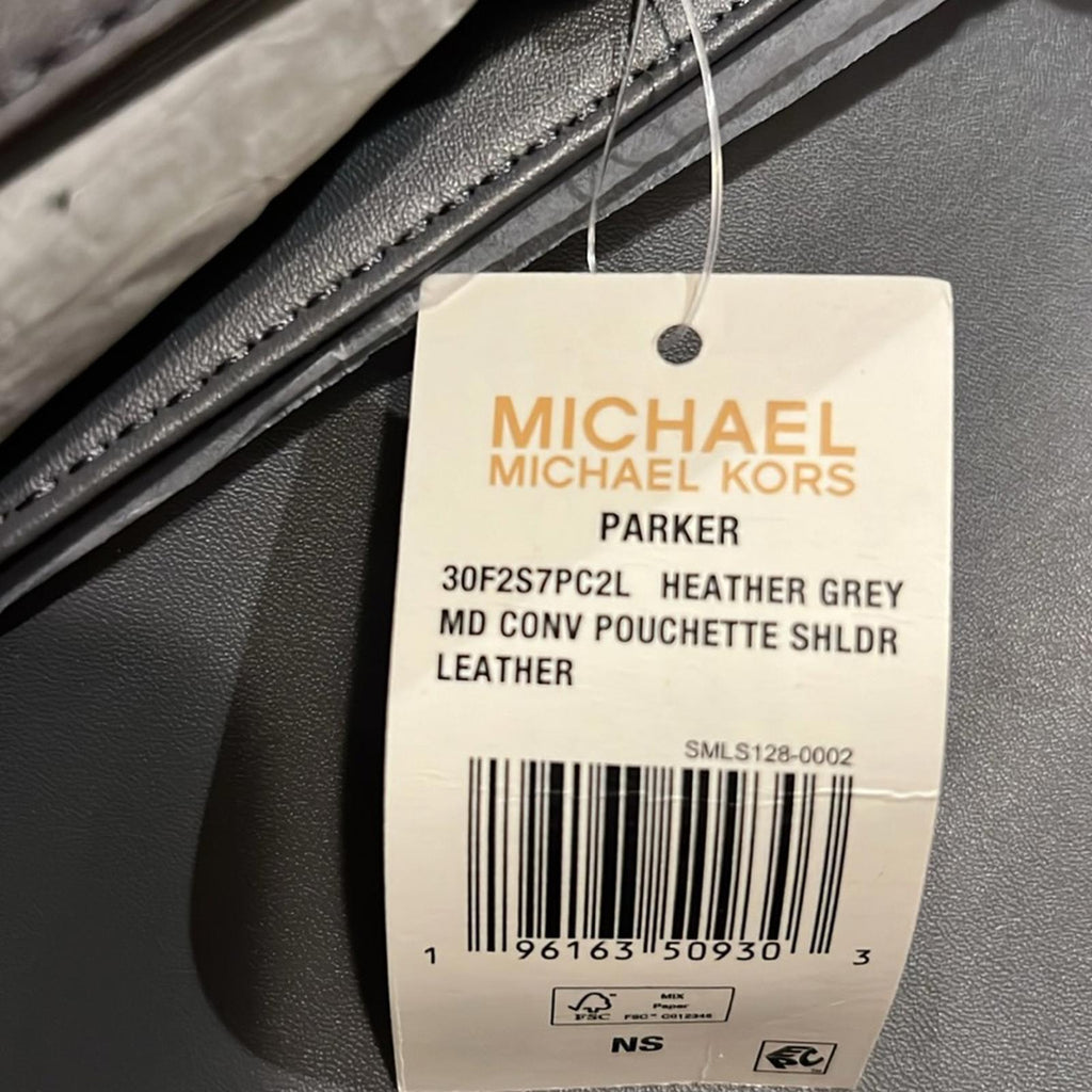 NWT Michael Kors Parker Medium Convertible Pouchette Shoulder Bag Retail $498