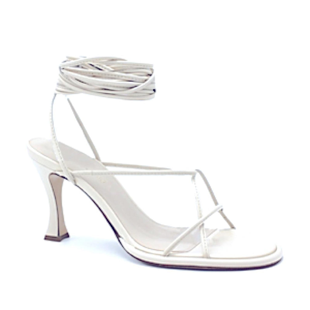 ILIO SMERALDO x Ilenia Toma Strappy Ankle Tie High Heel Sandals,Size 38 NWT $560