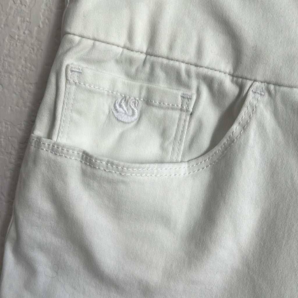 Gloria Vanderbilt Pull-On Amanda Stretch Capri Jeans in White, NWT, Size 16