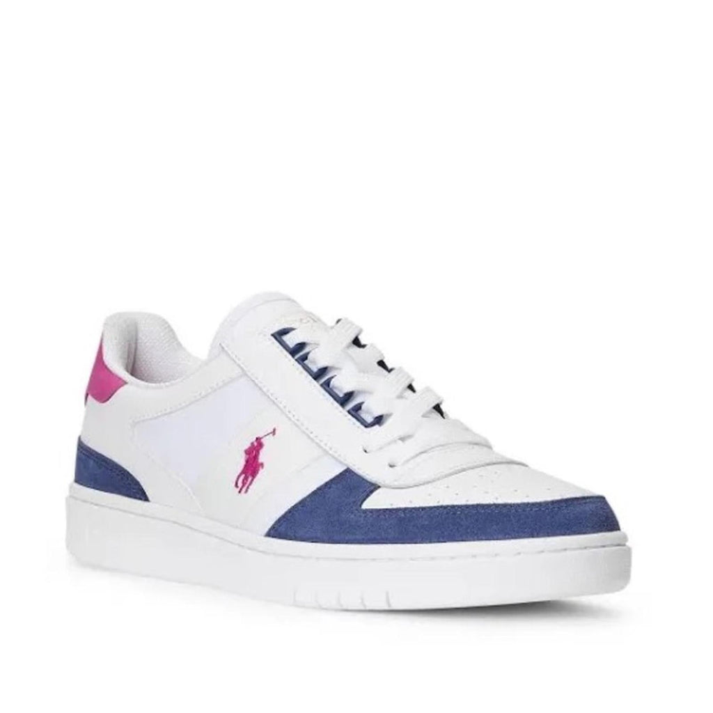 Polo Ralph Lauren Court Leather-Suede Sneakers in White Size 9, New SOLD OUT!