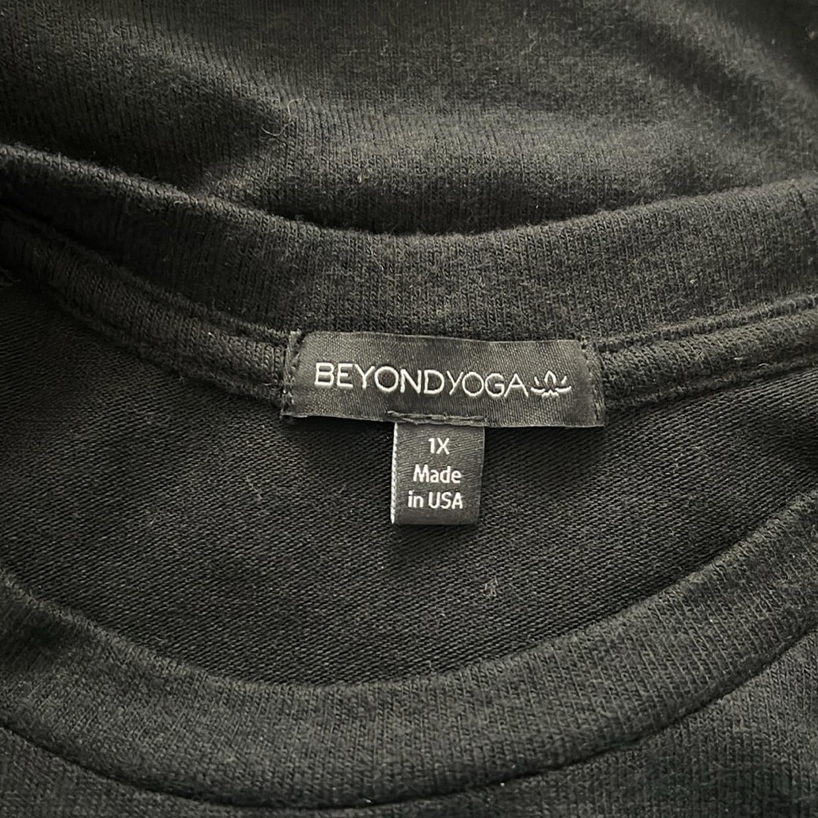 Beyond Yoga Plus Raglan Sleeve Bopo Pullover in Black, NWT, Size 1X