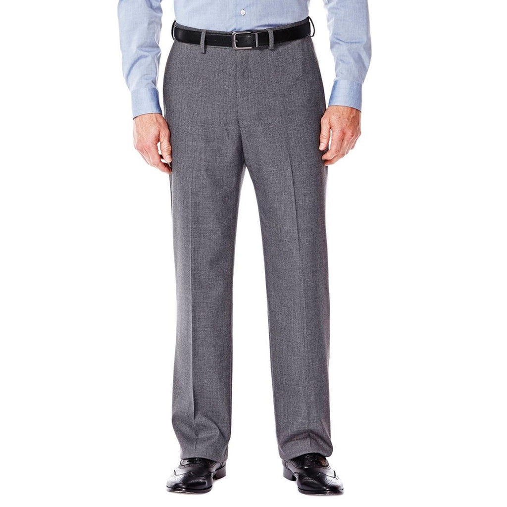 JM Haggar Premium Dress Pants, Stretch Solid Pleated Classic Fit Size W46 X L30