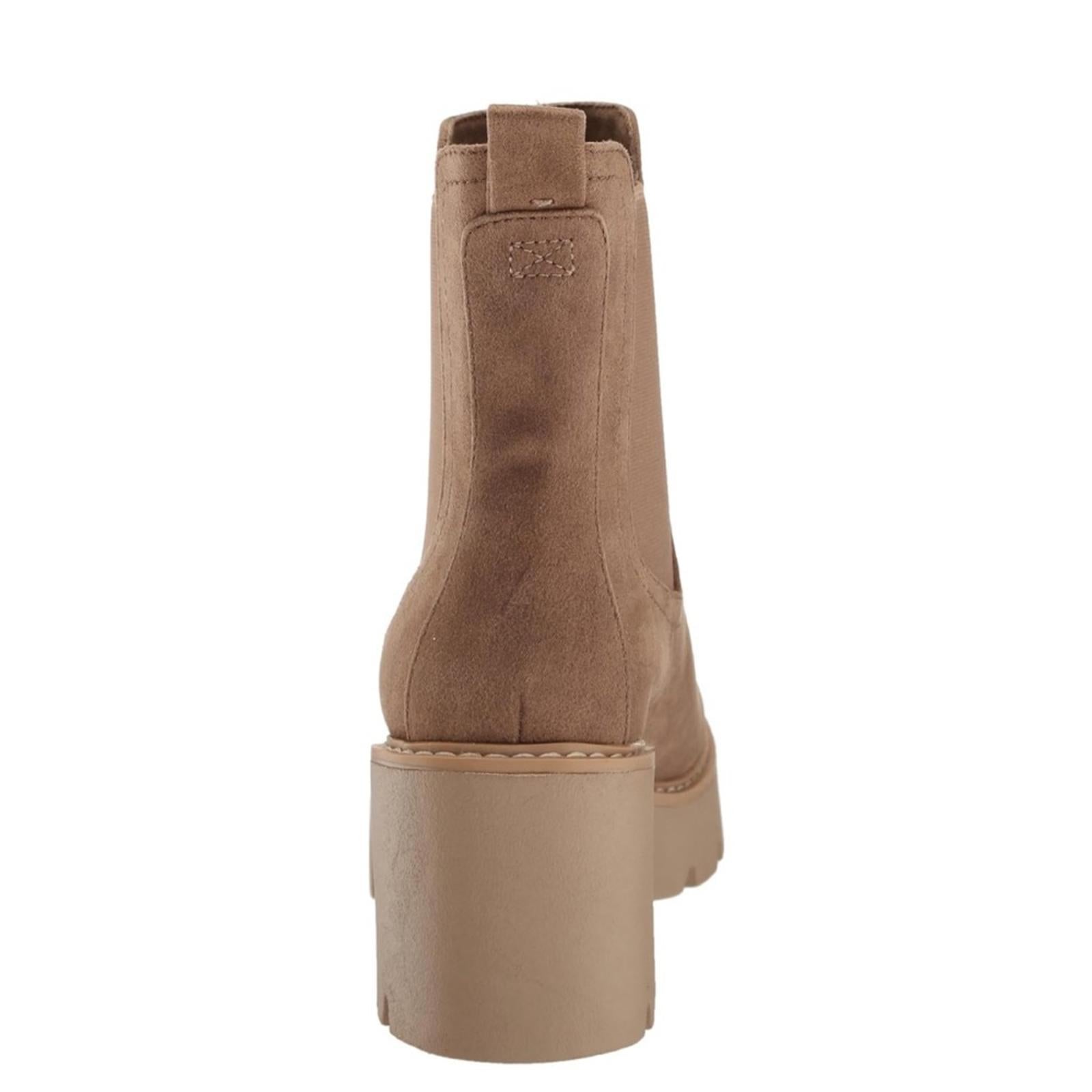 Dolce Vita Tobias Platform Lug Chelsea Boots in Truffle, Size 10 NEW in Box