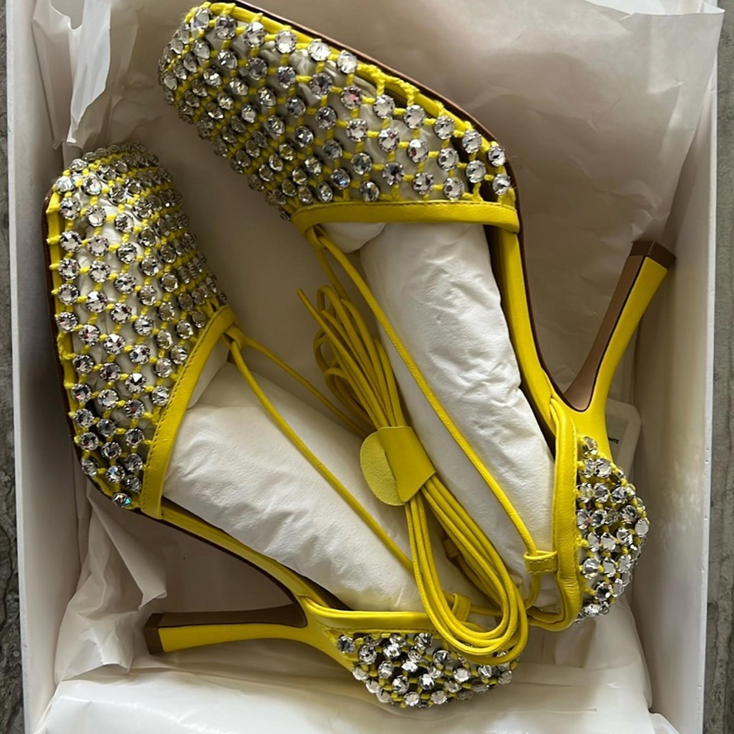 Bottega Veneta Stretch Swarovski Crystals Embellished Pumps, Size 36.5 NEW