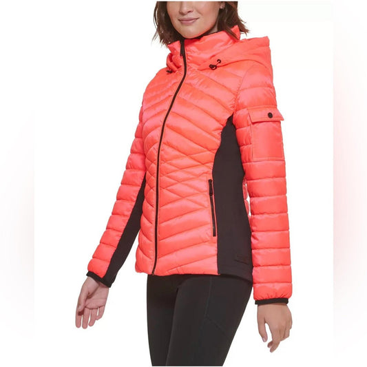 Calvin Klein Performance Hooded Puffer Jacket Size X-Large New w/Tag $129.50