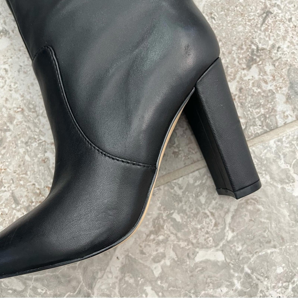 Marc Fisher LTD. Giancarlo Heeled Boots Black, Size 5.5 New in Box $299