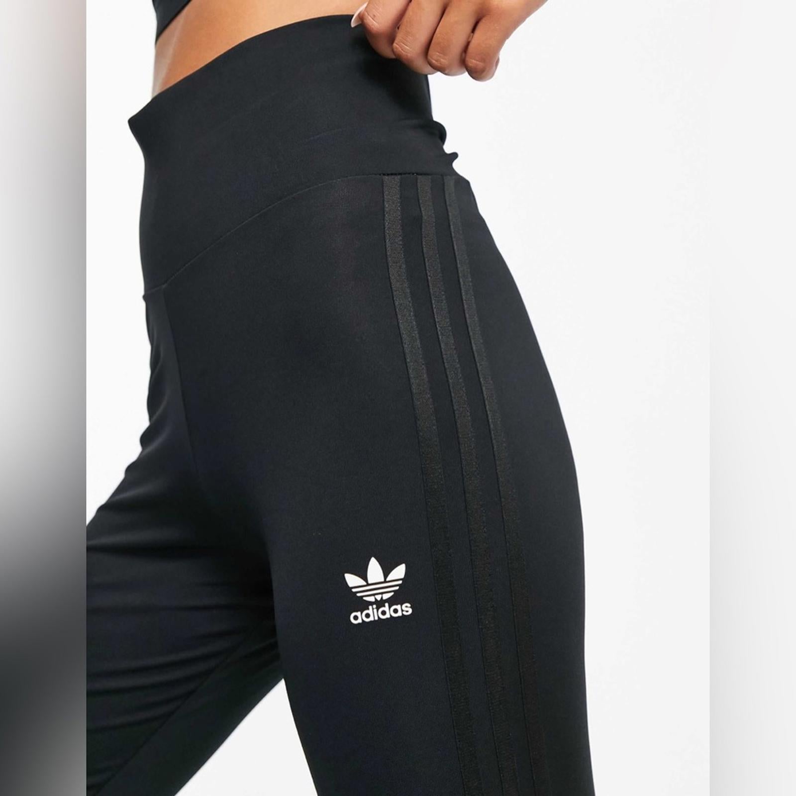 Adidas Originals High Waisted Leggings in Black, NWT, Size XS