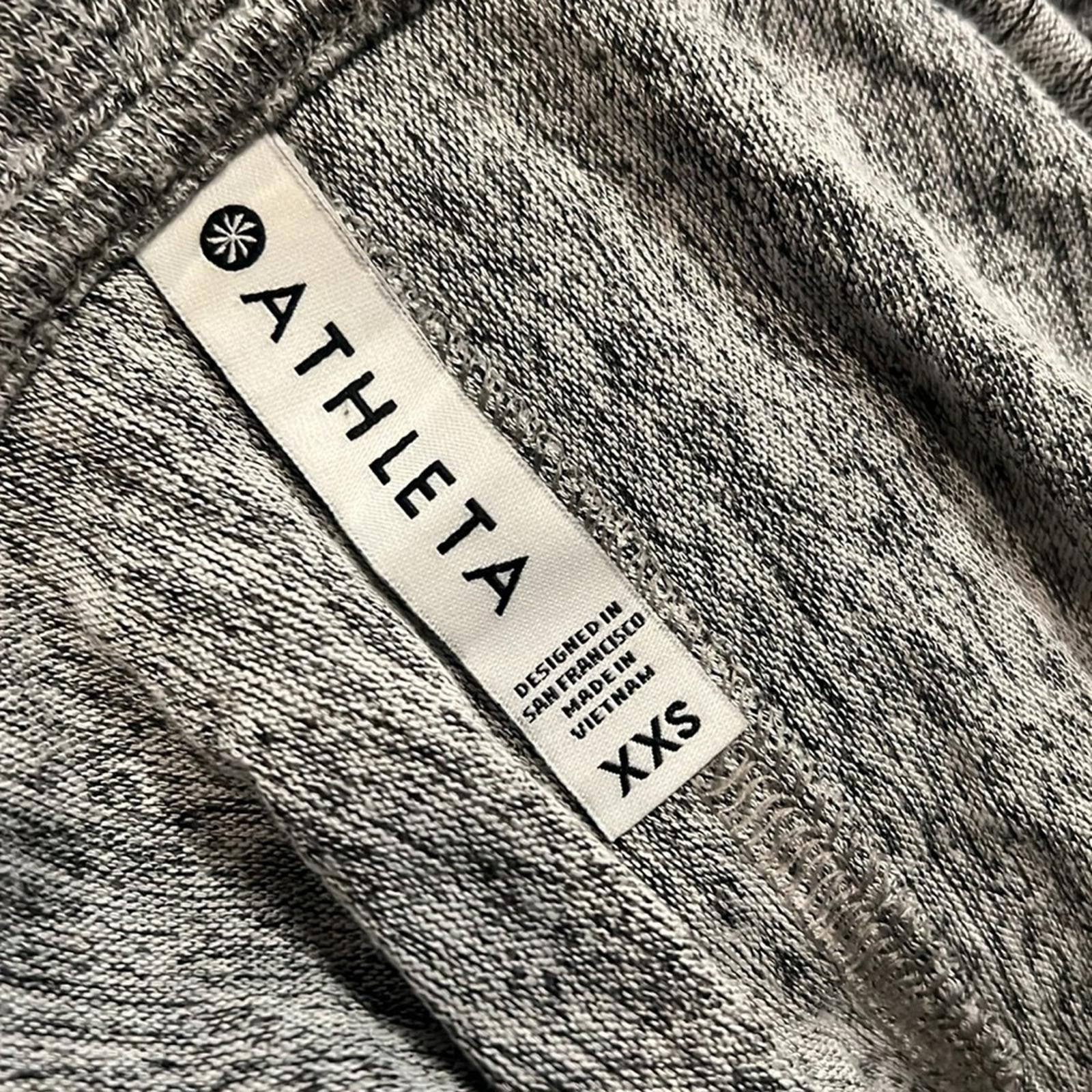 Athleta Harmony Wrap Hooded Cardigan Sweater in Heather Grey, Size XXS EXCELLENT
