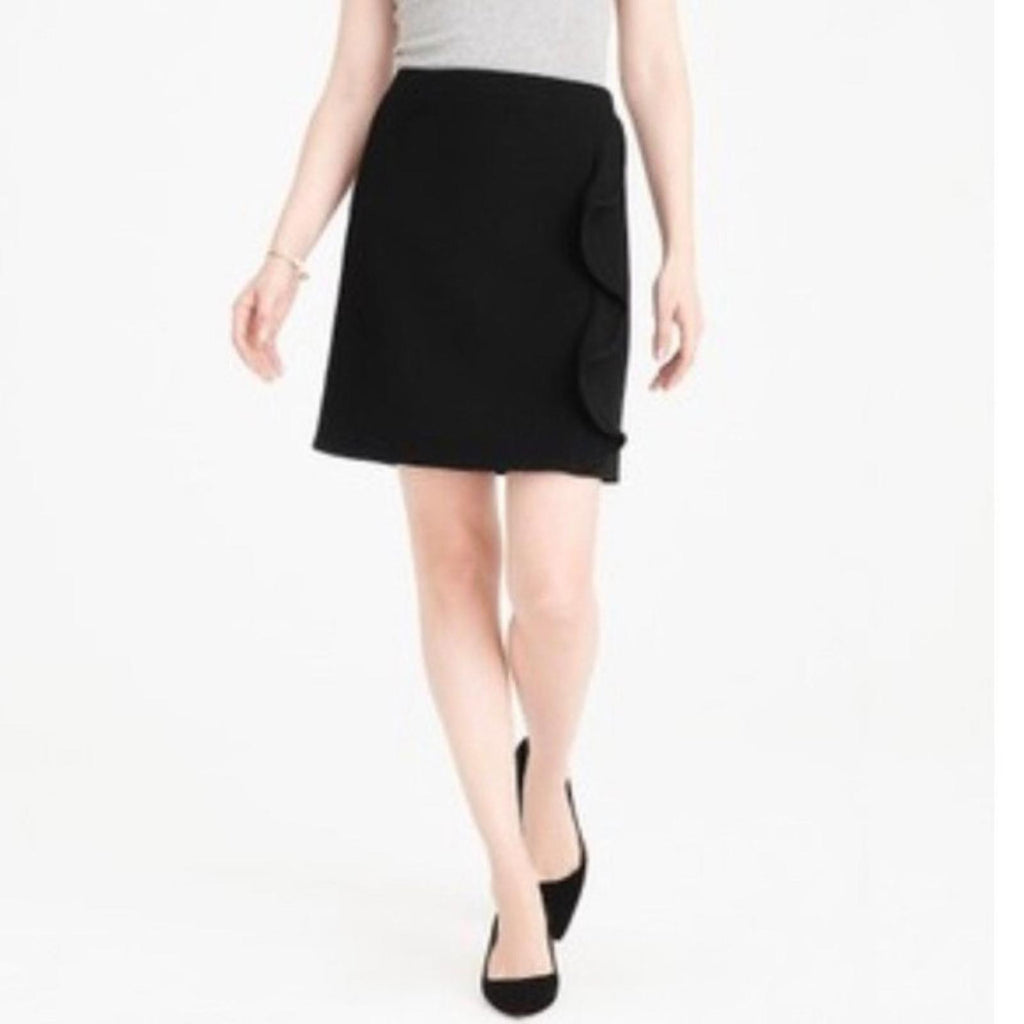 J. Crew Skirt Wool Blend Pleated Flap Mini, Plus Size 24, NEW
