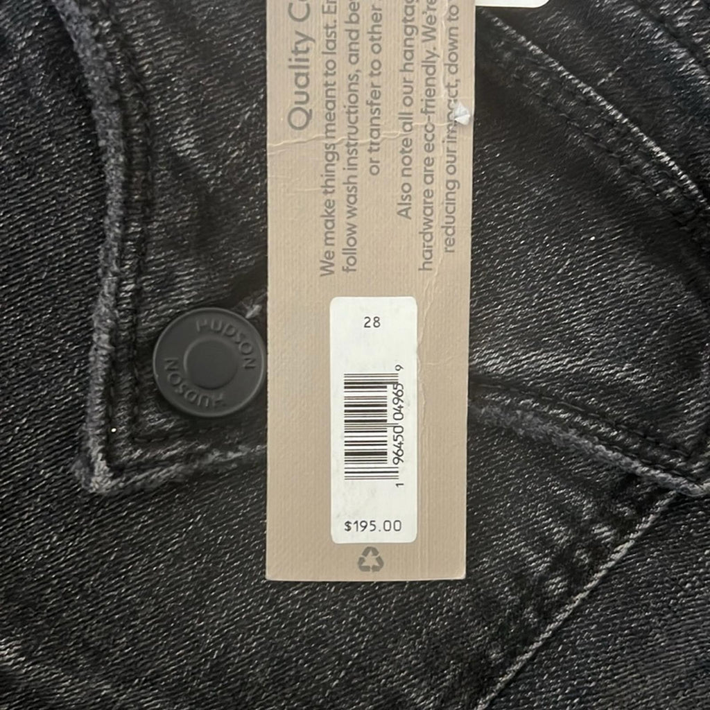 Hudson BETH Mid-Rise Baby Bootcut Jeans, Size 28 New w/Tag