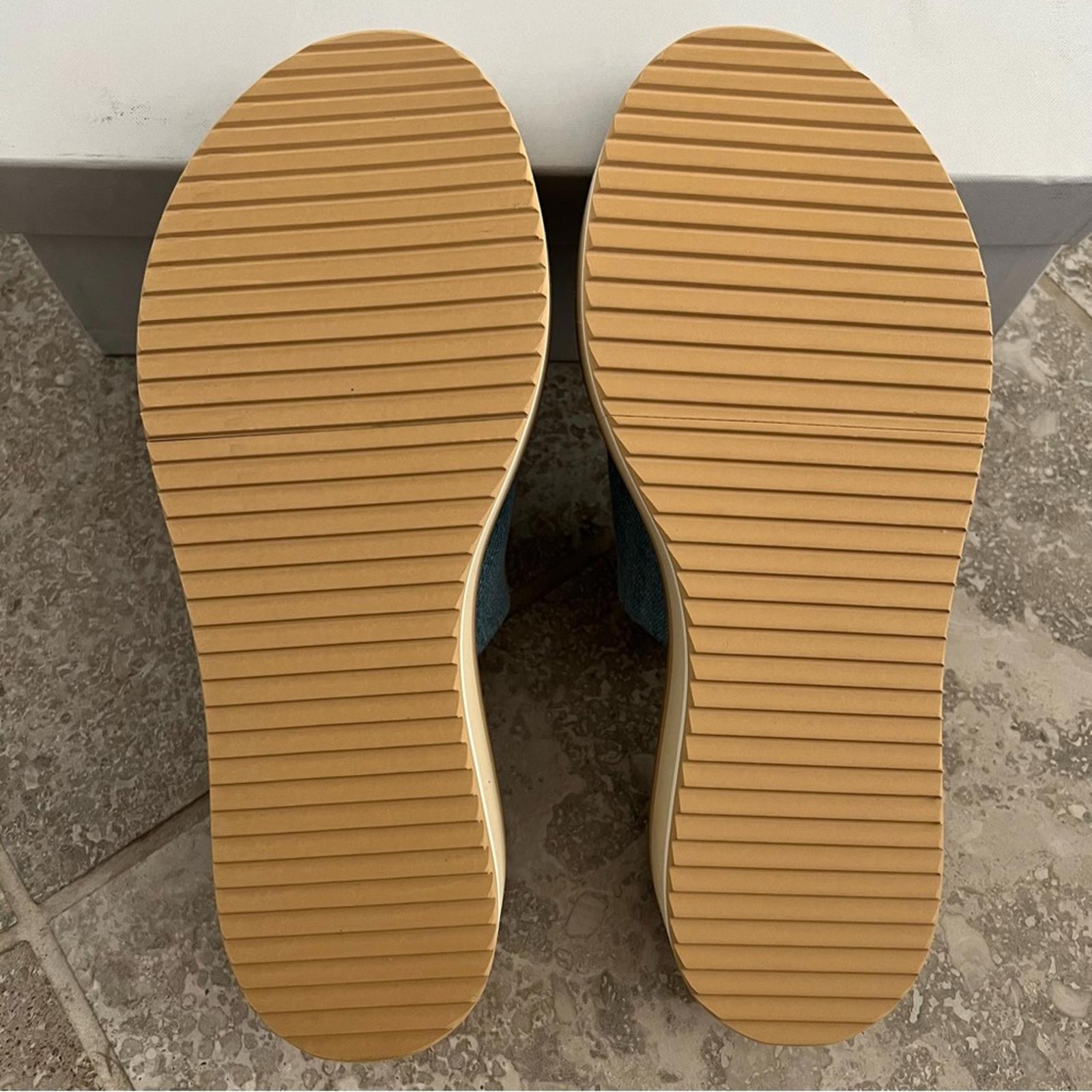 Clergerie Paris FastJ Denim Flatform Sandals, Size US 10.5 NEW $475 (Sold Out)