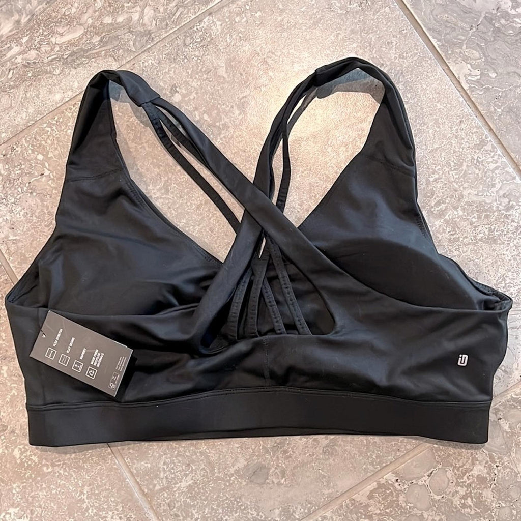 ID Ideology Black Low-Impact Bra, Plus Size 2X, New with Tag