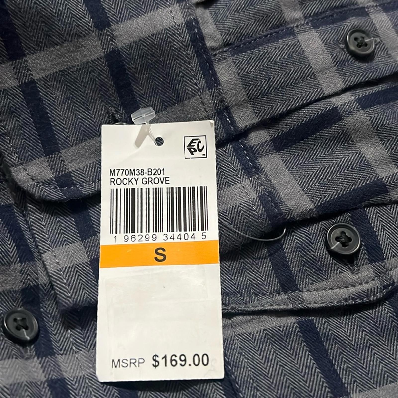 Paige Everett Plaid Flannel Button-Up Shirt, Size S, NEW