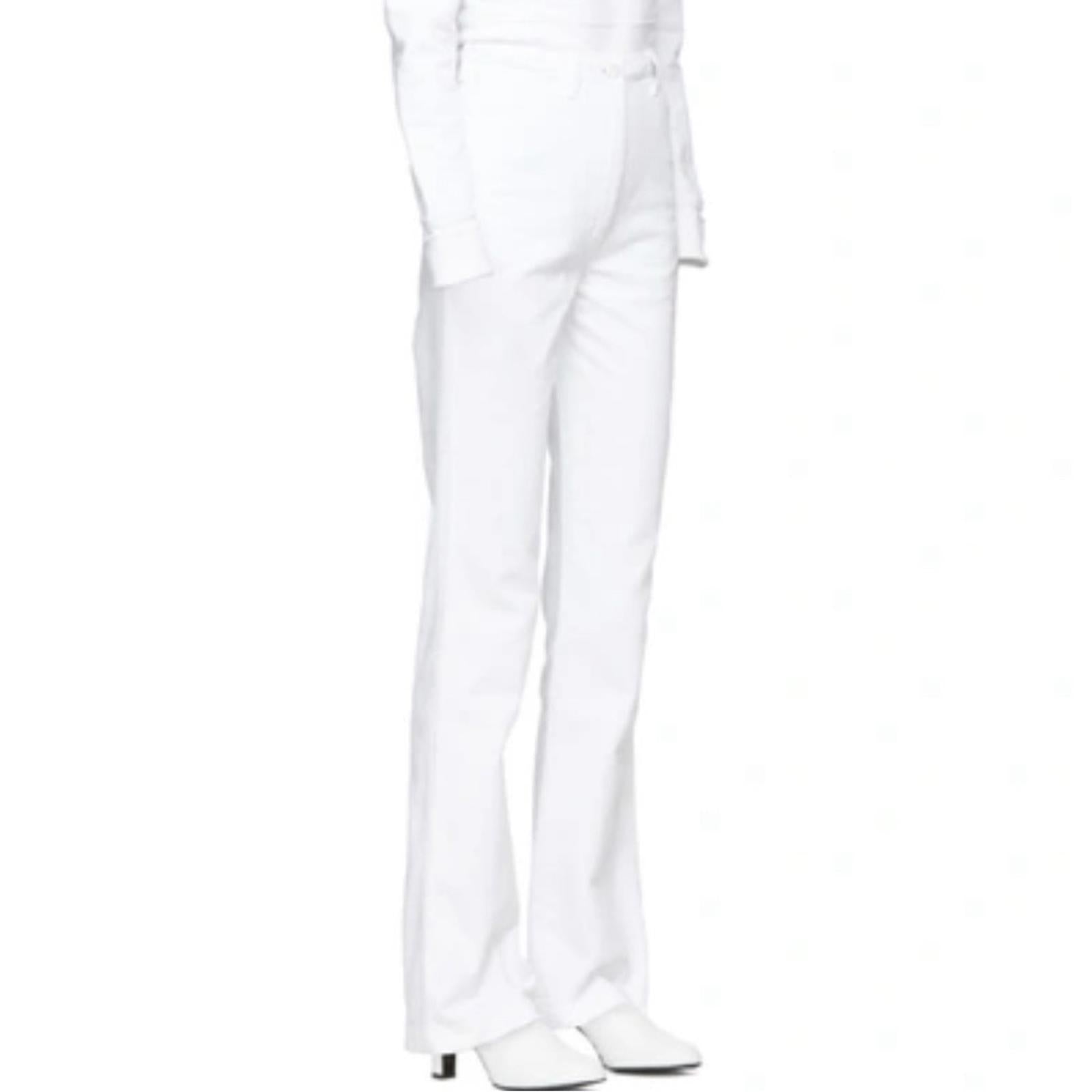 A_Plan_Application High Waist Bootcut Jeans Optical White, Size 26, NWT SOLD OUT