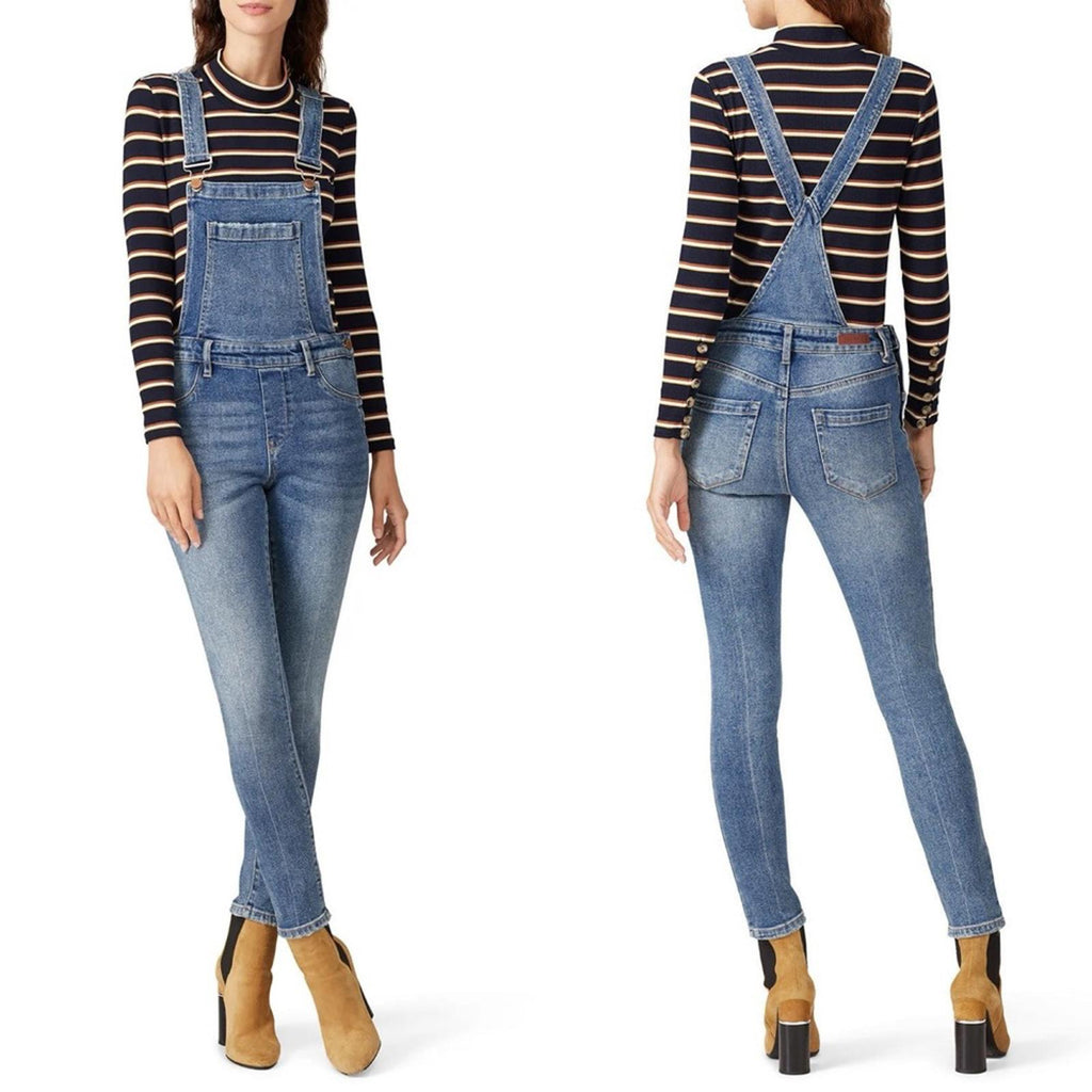 BlankNYC It's Vintage Overalls Denim in Blue, EXCELLENT, Size 27