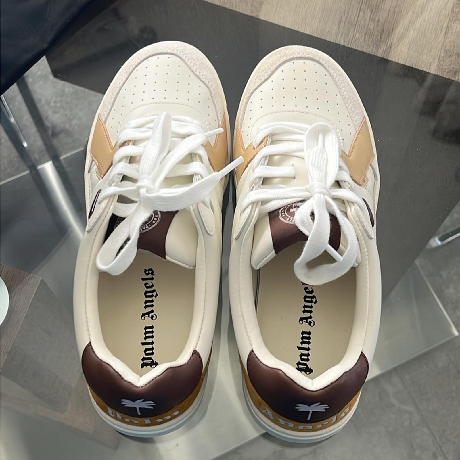 Palm Angels Sneakers in University Beige/Brown Size EU42 US9 New in Box +DustBag