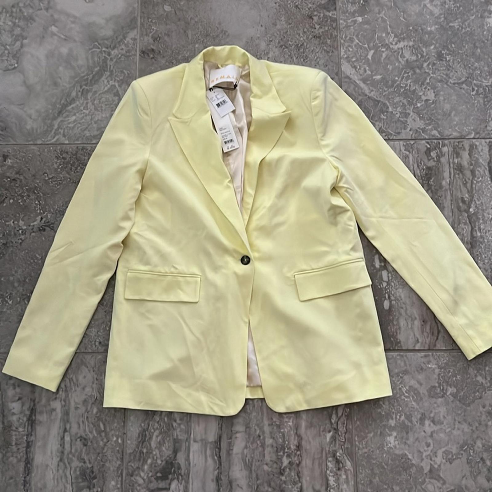 REMAIN Balgin Blazer, Wax-Yellow, Size 42 New w/Tag Retail $310