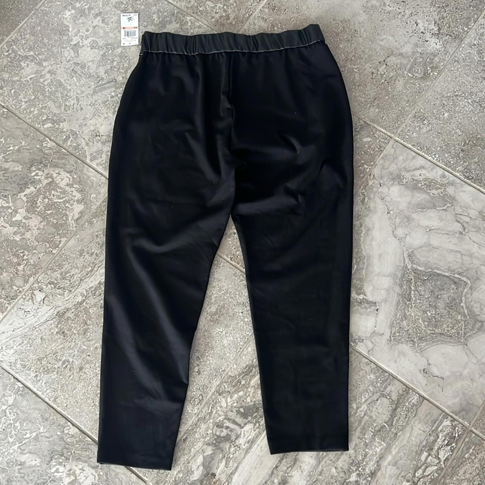 Michael Kors Zip-Pocket High Rise Skinny Leg Pull-On Pants in Black Size 2X NWT