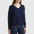 NEW Joe Fresh V-Neck Sweater in Navy, Size M New w/o Tag