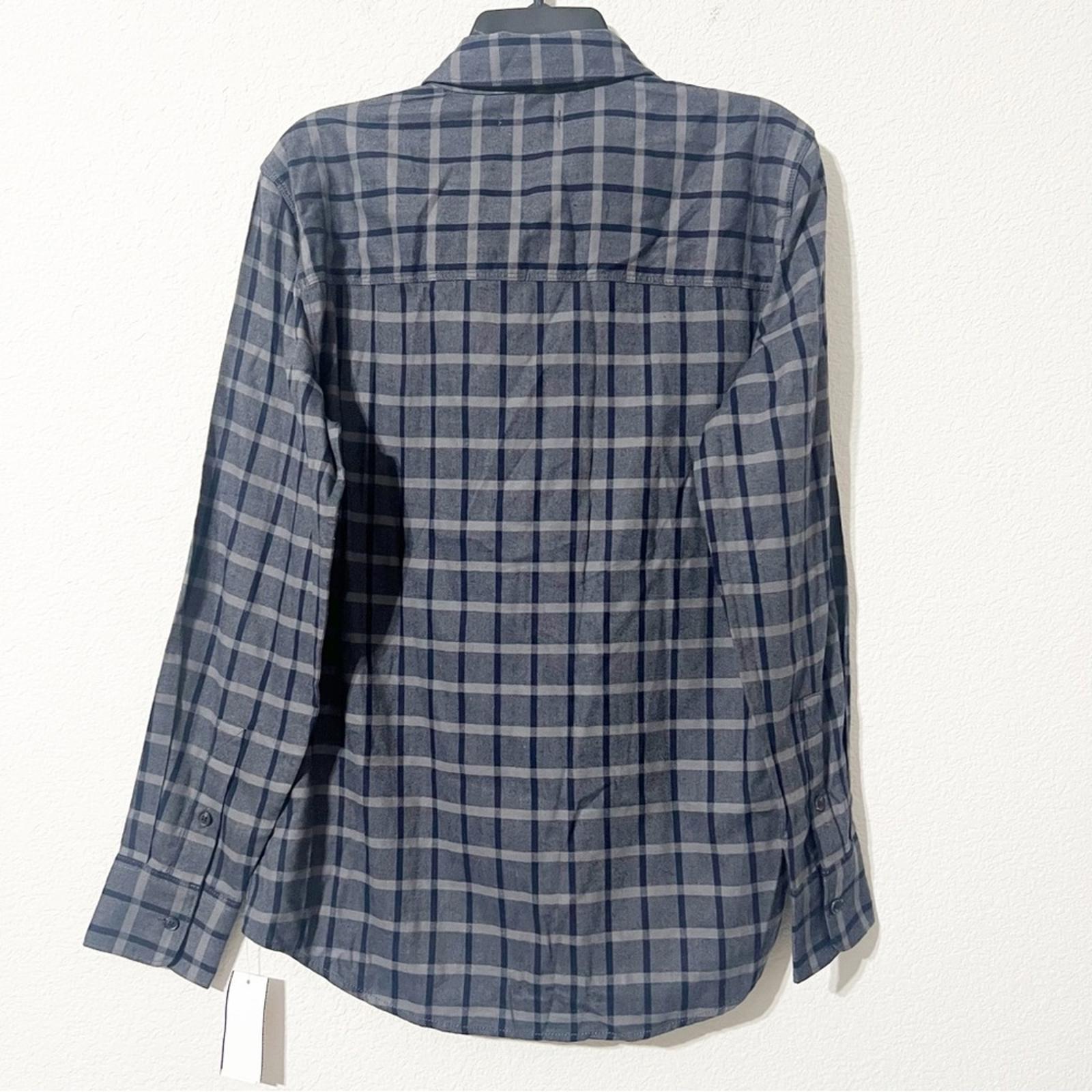 Paige Everett Plaid Flannel Button-Up Shirt, Size S, NEW
