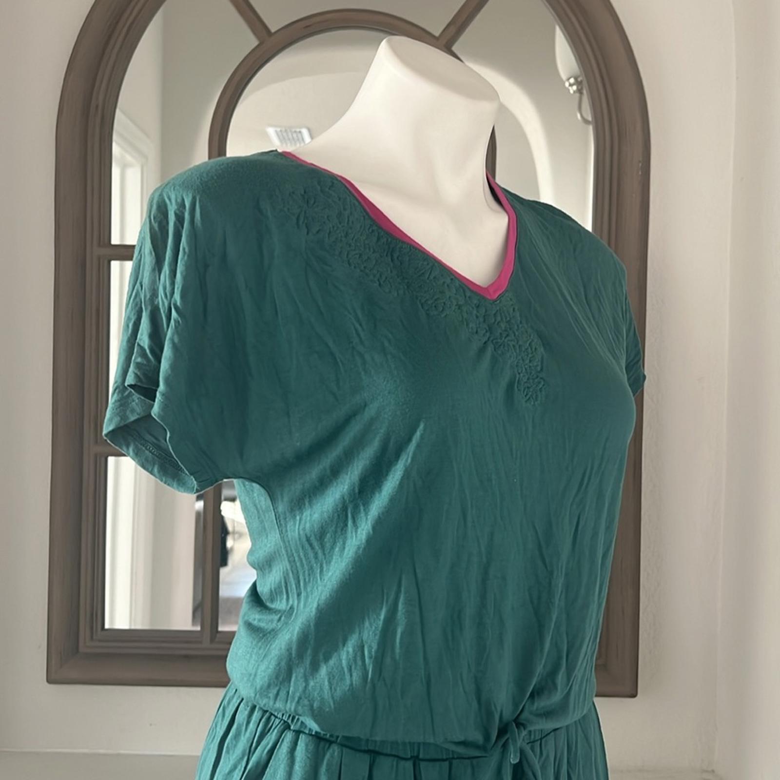 Catherine Andre Botanik Dress, Green Size S New w/Tag