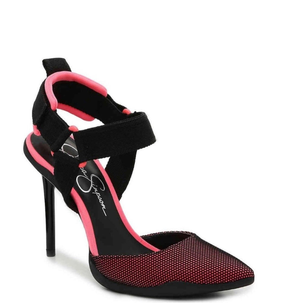 Jessica Simpson Gazelle Pump Pointed Toe in Pink & Black, Size 7M New in Box