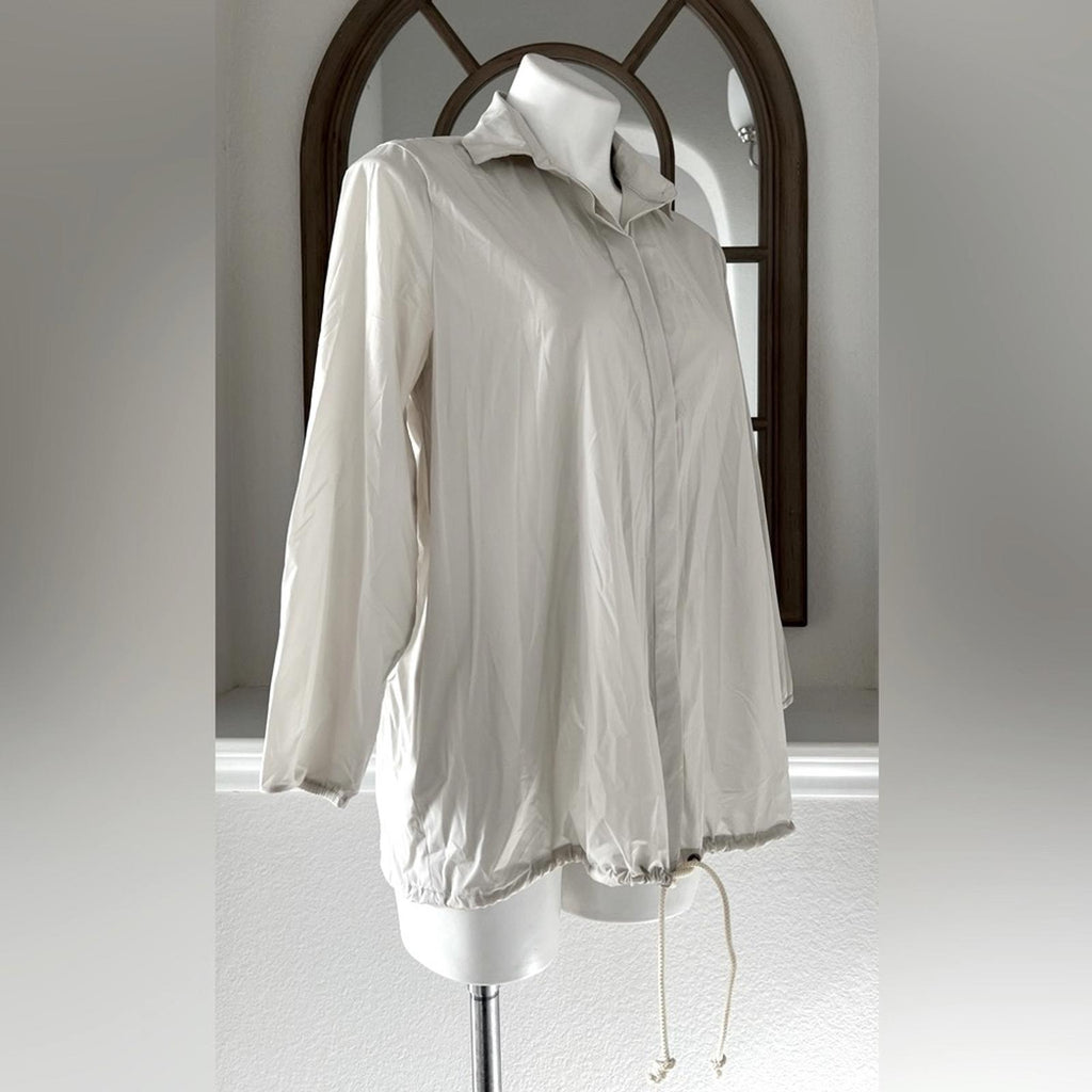 ST JOHN Lightweight Jacket, Light Grey