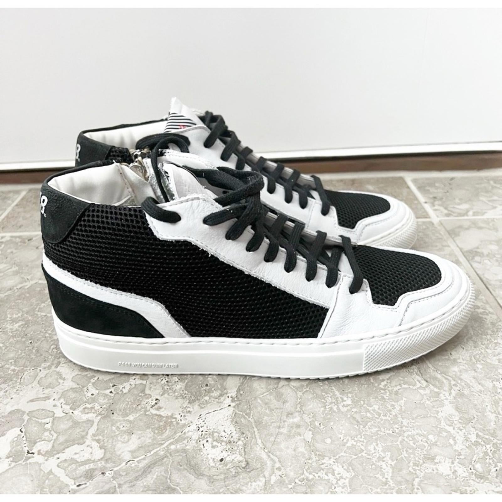 P448 Zac Mid-Top Fashion Sneakers, Made in Italy), Size EU 42 New w/o Box