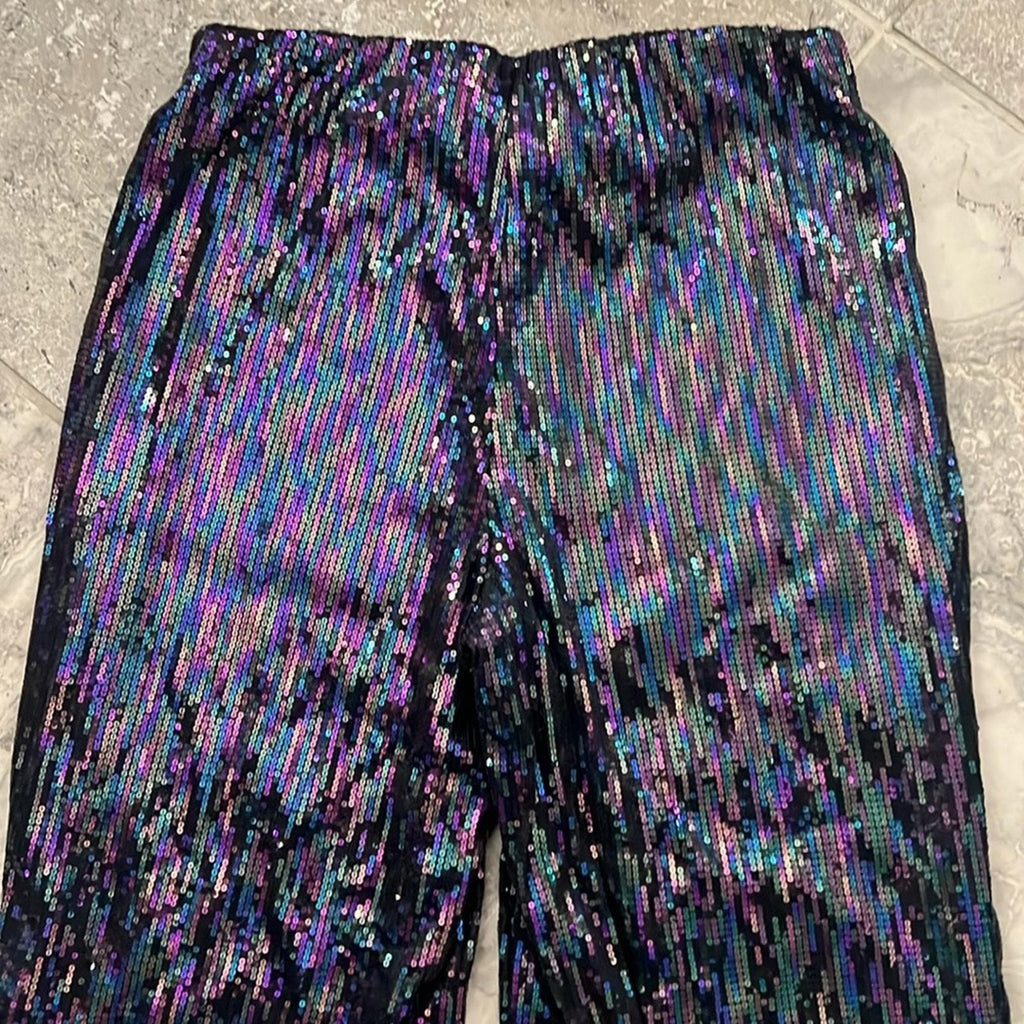 Crystal Kobe Stretch Sequin Pants, Size XS New with Tag Retail $179