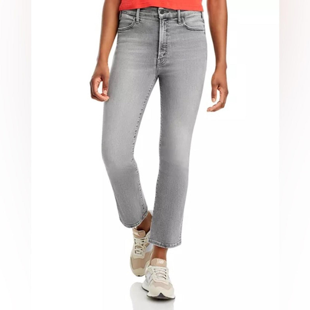 MOTHER The Hustler High Rise Ankle Bootcut Jeans in Barely There/Gray Size25 NEW