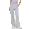 Calvin Klein Perf. Wide Leg Ribbed High Waist Pants Grey Heather Size XXL $59.50