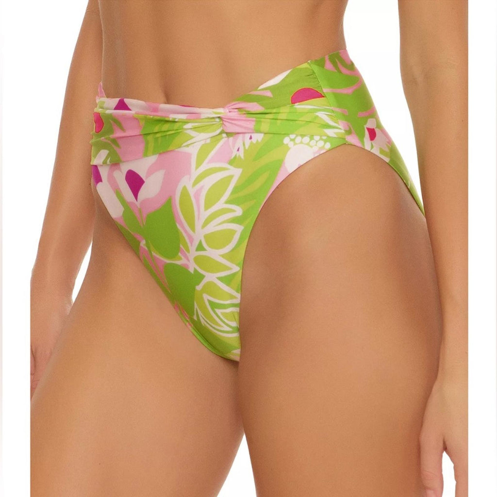 NEW Trina Turk La Palma High Waist Bikini Bottom, Size 6, New w/Tag Retail $88