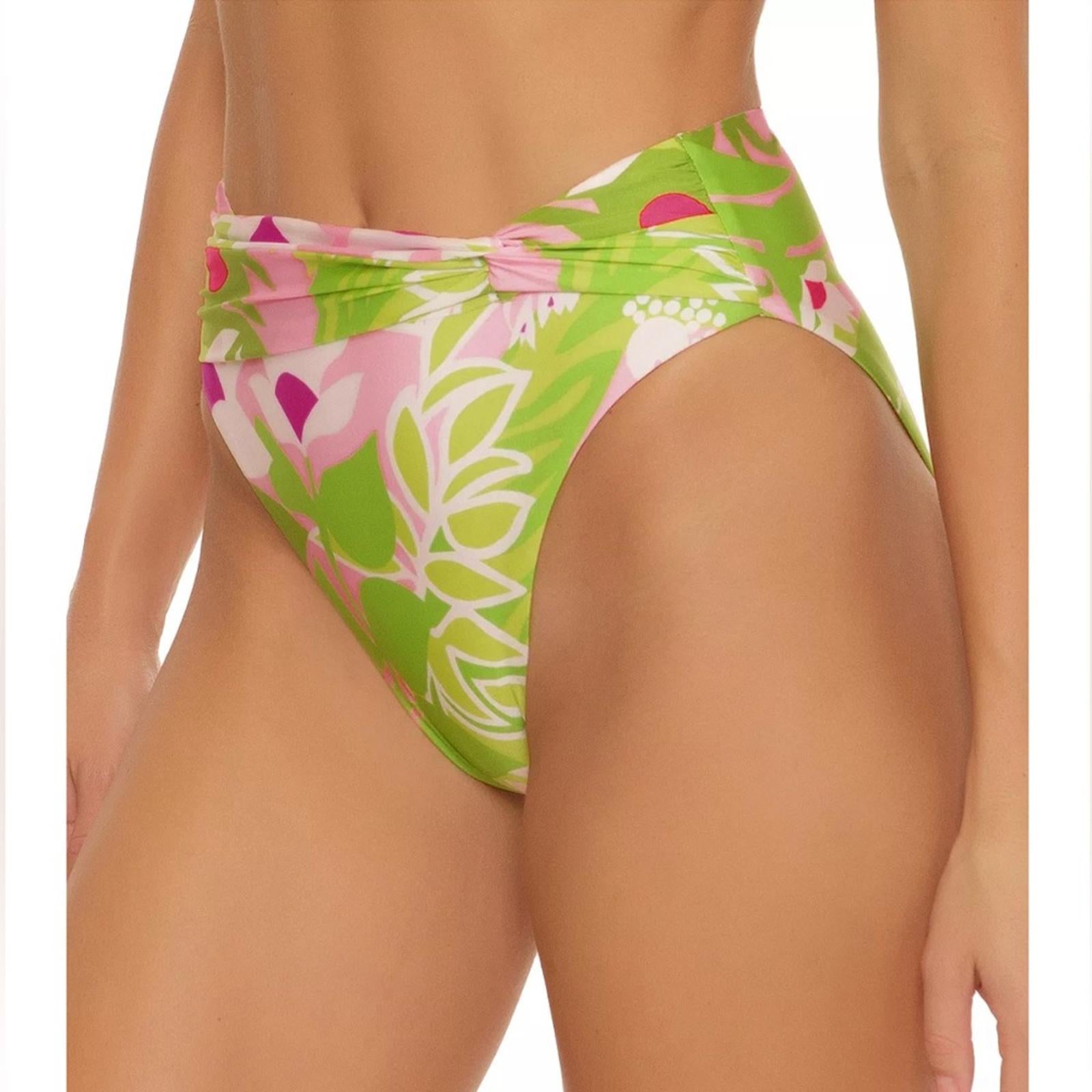 NEW Trina Turk La Palma High Waist Bikini Bottom, Size 6, New w/Tag Retail $88