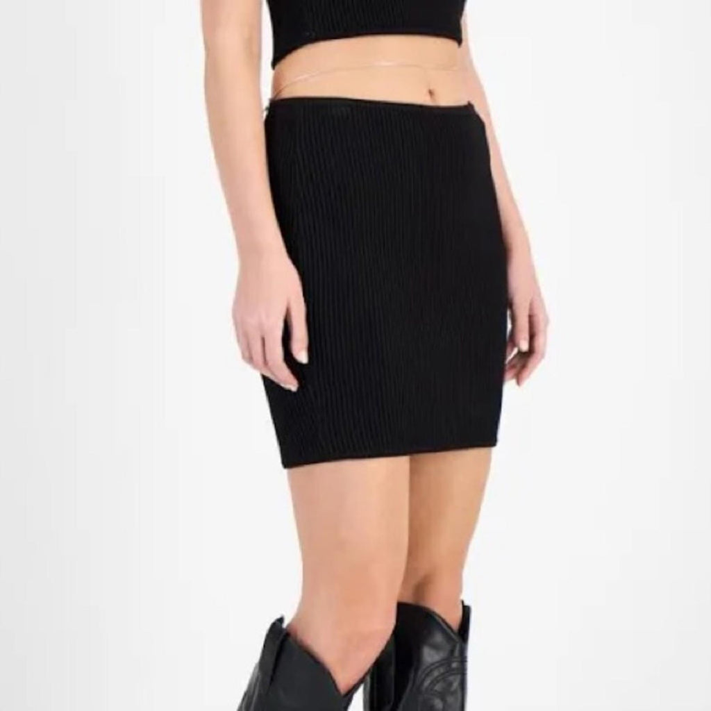 NEW Guess Mini Bodycon Skirt in Black, Size XS
