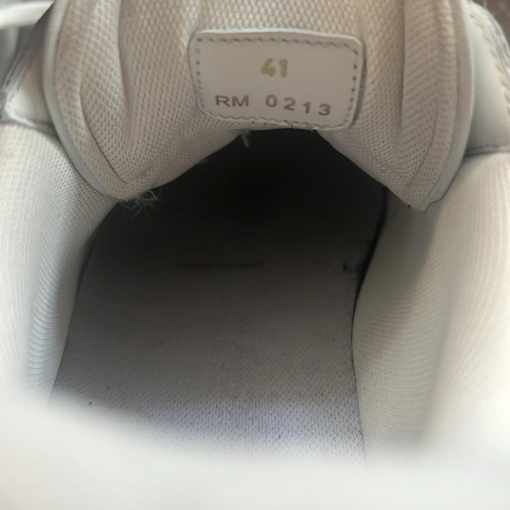 Celine Low Wave Lace-Up Sneaker, Optic White/Silver Size 41 in Box +DustBag $750