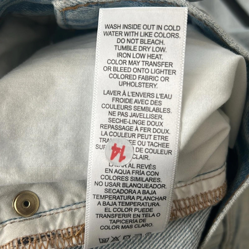 FRAME Le Original Howard Rips LOJ385 Straight Leg Distressed Jeans, Size 24 NEW